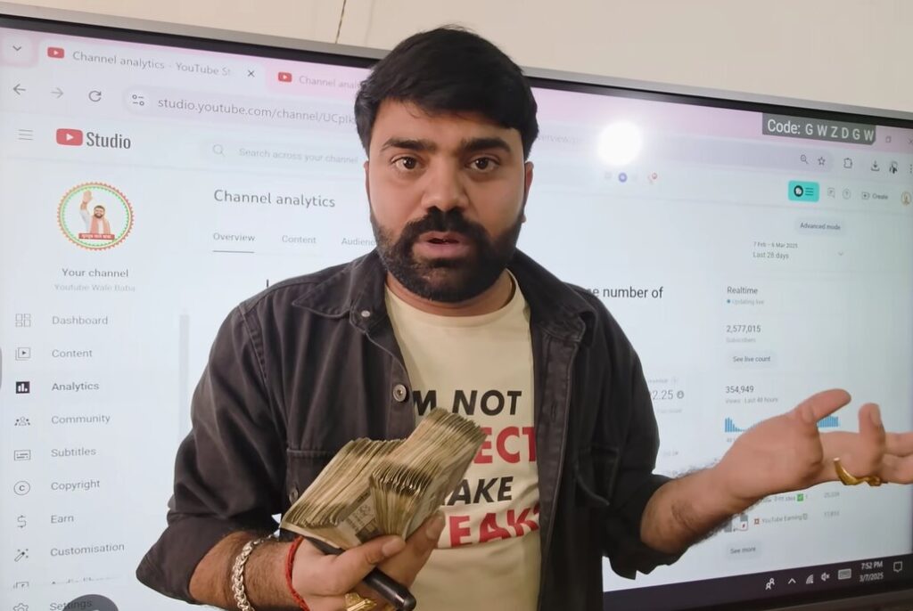 youtube wale baba net worth