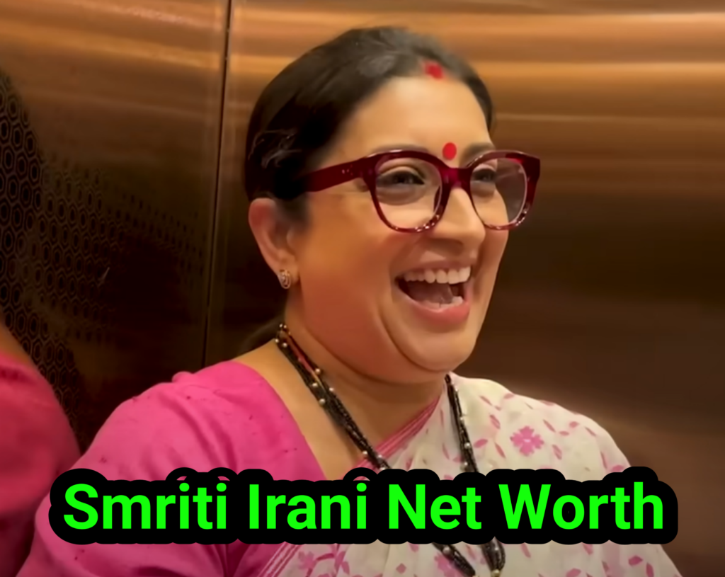 smriti irani net worth