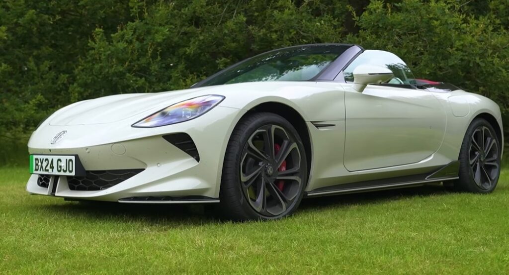 MG Cyberster electric car 
