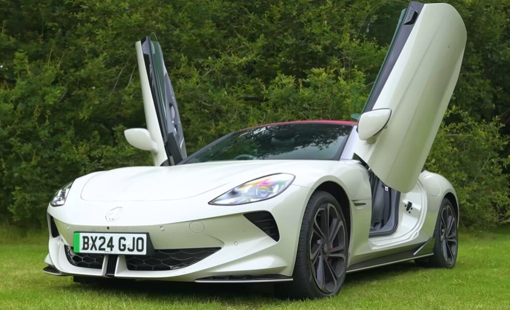 MG Cyberster electric car 
