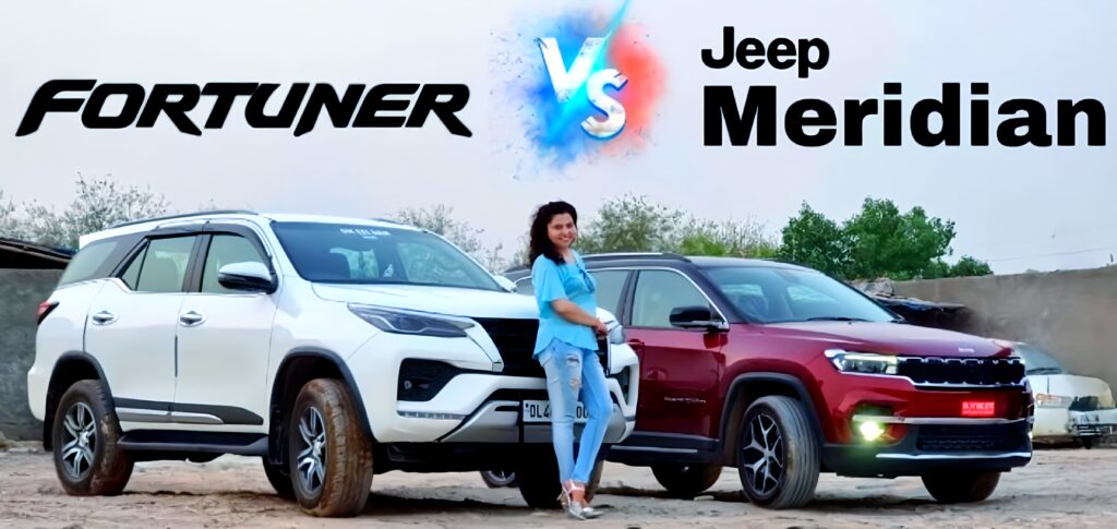 Toyota Fortuner vs Jeep Meridian